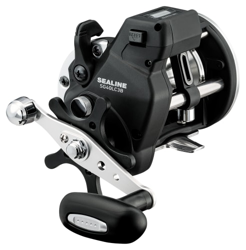 cabelas daiwa line counter reels Daiwa Sealine SG-3B Line Counter Reel - Left - 4.2:1 - Dual Paddle Handle -  Line Cap. 12/450