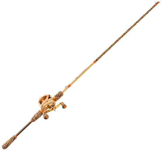Bass Pro Shops Prodigy Baitcast Combo in Brown Fish Camo