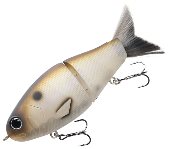 Bass Pro Shops XPS Swerve Glide Brushtail Swimbait - Crappie - 7