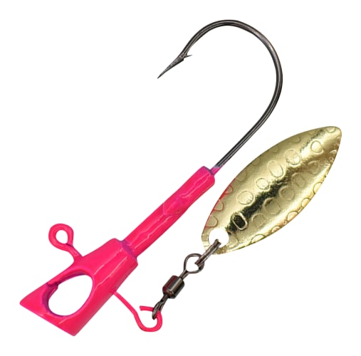 cabellas magnetic hook organizer fish Crappie Magnet Fin Spin Eye Hole Scent Holder Jighead - Pink - 1/16 oz