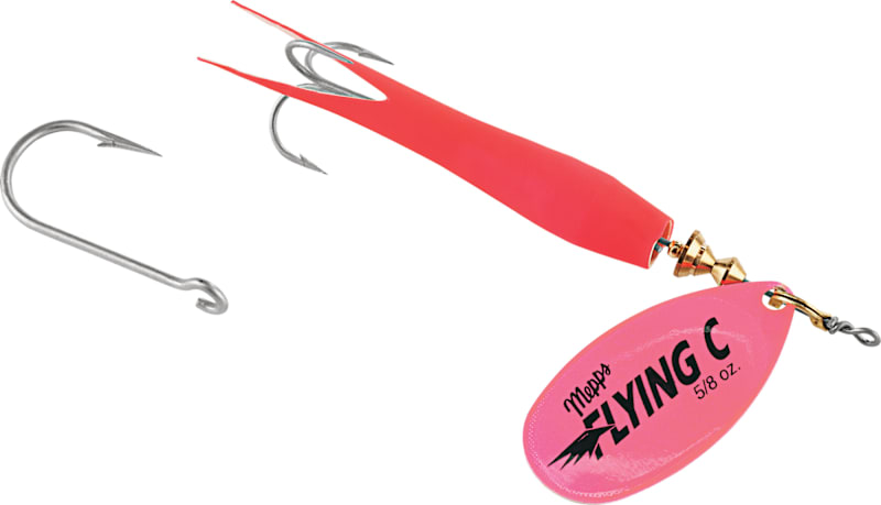 bass pro shopps mepps lures Mepps Flying C Spinner - 7/8 oz. - Red/Silver