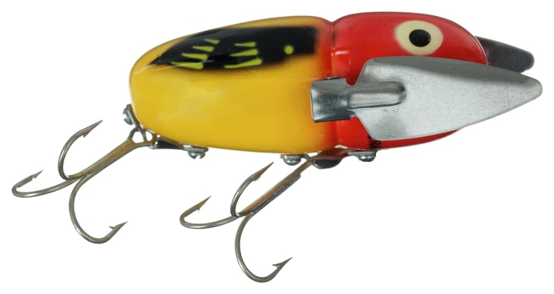 Heddon Crazy Crawler Lure Lot & a Tiny Crazy Crawler