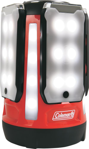 (未使用･未開封品)　Coleman Quad Pro 800L 2000030727 LED Lantern 4 take-along flashlight panels bt0tq1u Amazon.com: Coleman Quad Pro 800l LED Lantern, Red : Sports