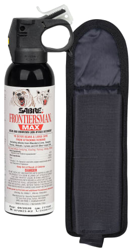 SABRE Frontiersman MAX Bear Spray with Belt Holster