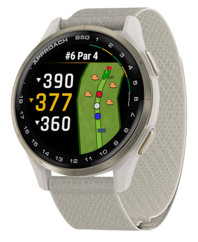 Garmin Approach S50 GPS Golf Smartwatch with ComfortFit Nylon Band