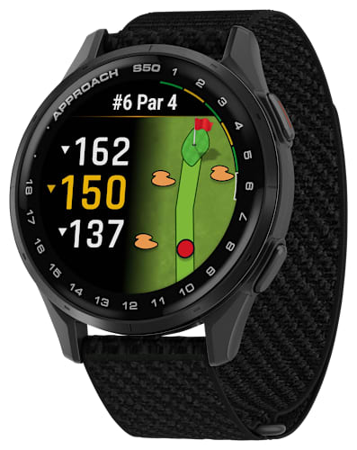 【ほぼ新品】Garmin Approach S50 ブラック Garmin Approach S50 GPS Golf Smartwatch with ComfortFit Nylon Band