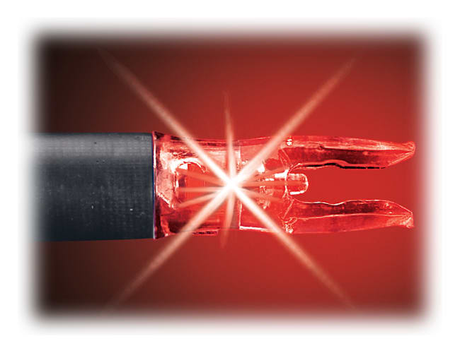 Encoches Lumineuses Rage Nockturnal GT - LED Haute Visibilité - 3 Pièces - Rouge NT-102 .246