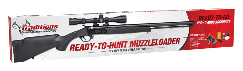 Traditions Buckstalker XT .50 Caliber Redi-Pak with 3-9x40 Scope