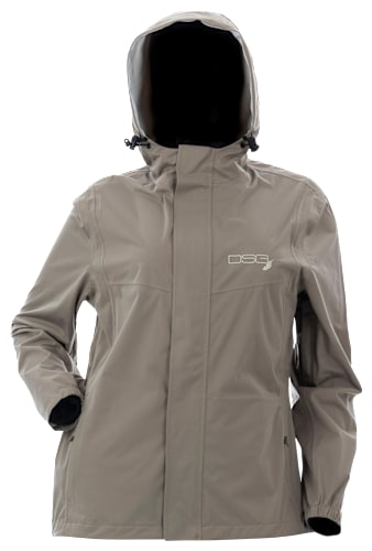 DSG Outerwear Nova Rain Jacket for Ladies Stone Grey 2XL