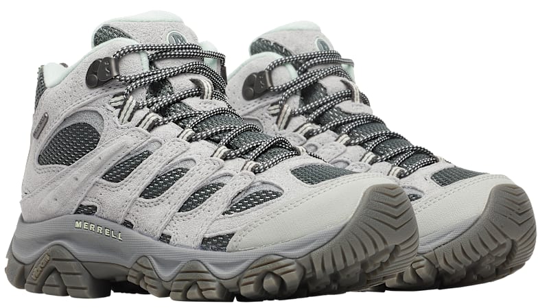 Merrell Moab 3 Mid Waterproof Hiking Boots for Women - Alloy  display picture 3