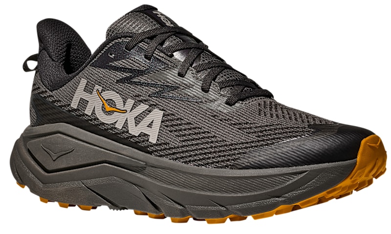 Hoka One One Gore-Tex Waterproof Low Top Lace-Up Athletic Sneakers Black/Yellow Hoka One One Speedgoat 4 Gore-Tex Black Yellow Men main image 2