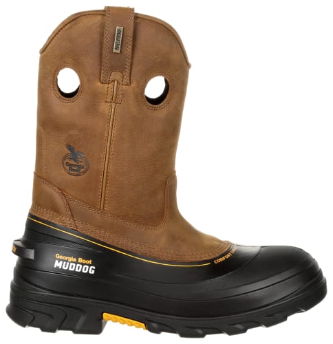 Georgia Boot Muddog Waterproof Composite Toe Wellington Work 