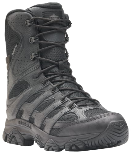 Merrell MOAB Waterproof Tactical Side-Zip Duty Boots for Men