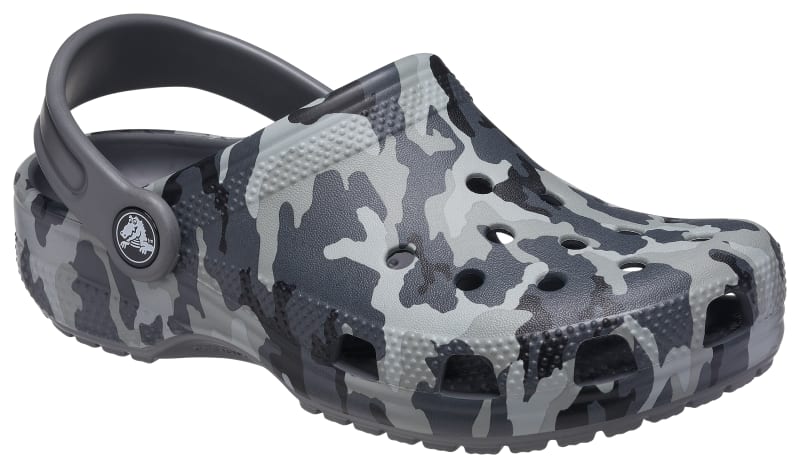 ★CROCS★ Universal Classic Print Camo Clog MUM 24SUCL206454 Amazon.com | Crocs Unisex Adult Classic Camo Clogs, Black, 4