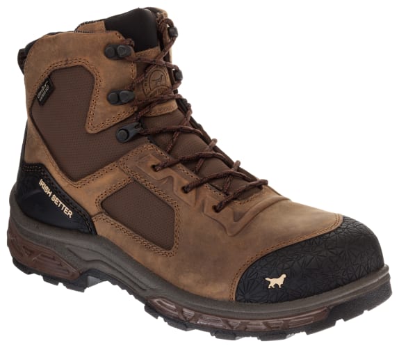 Irish Setter Kasota Waterproof Side-Zip Safety Toe Work Boots for Men