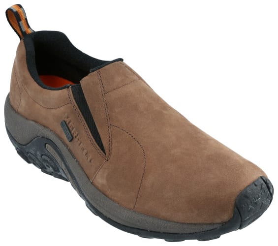 Merrell Jungle Moc Nubuck Waterproof Slip-On Shoes for Men | Cabela's