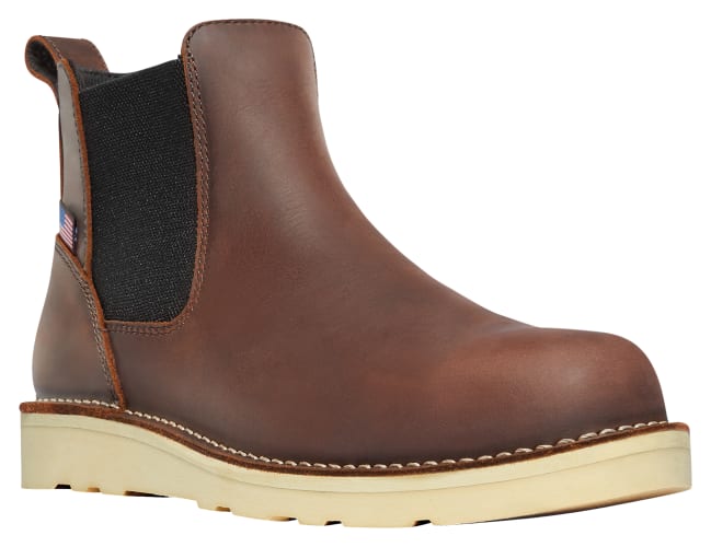 Danner Bull Run Chelsea Wedge Work Boots for Men | Bass Pro