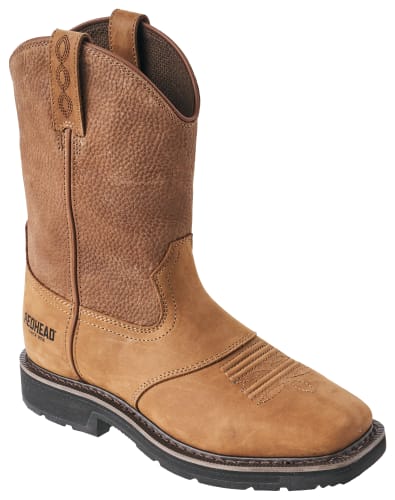 RedHead Pinedale Square-Toe Western Work Boots for Men Bass Pro