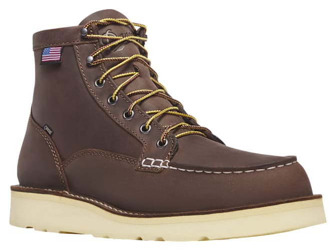 Danner Bull Run GTX Waterproof Moc-Toe Wedge Work Boots for Men