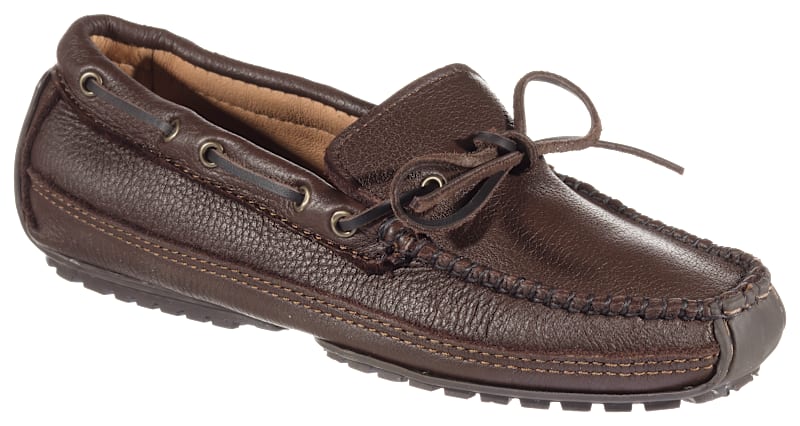 Minnetonka Moccasin Moosehide Weekender Moccasins for Men  display picture 1
