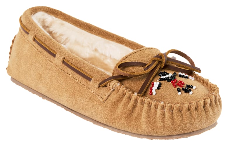 Minnetonka Cally Thunderbird Slippers for Women - Cinnamon - 5M
