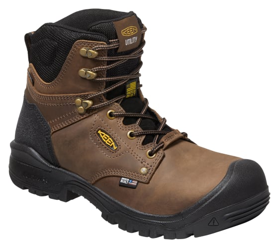 KEEN Utility Independence Waterproof Carbon Toe Work Boots for Men Dark Earth 13 KEEN Utility Men main image 2
