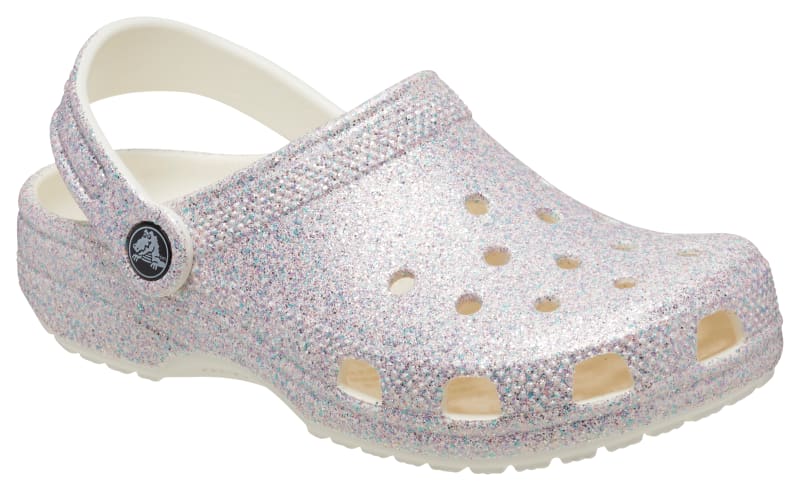 Crocs Classic Glitter Clogs for Kids