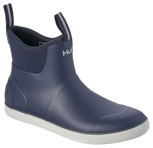 Huk Rogue Wave Deck Boots for Men Mossy Oak Original Bottomland