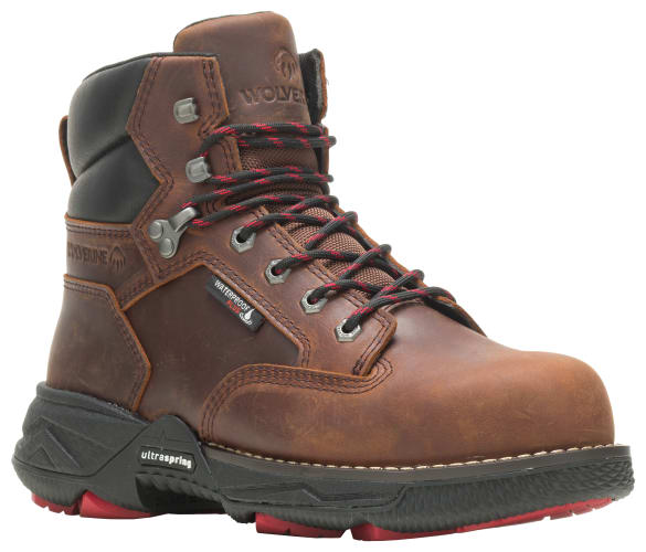 Wolverine Fuse Durashocks Waterproof Composite Toe Work Boots for Men