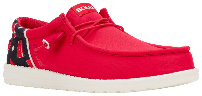 Wally Funk Red Hey Dudes Size Hey Dude Wally Funk Mono Red Size 37