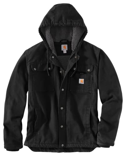 カーハート シェルパラインド ダック バートレット ジャケット パーカー Carhartt Relaxed-Fit Washed Duck Sherpa-Fleece Lined Utility