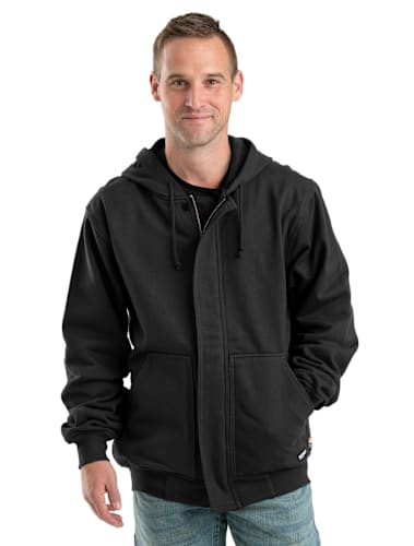 Berne Flame-Resistant Full-Zip NFPA 2112 Long-Sleeve Hoodie for