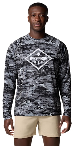 Columbia PFG Super Solar Stream Graphic Long-Sleeve Shirt for Men