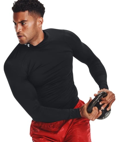 Under Armour HeatGear Mock-Neck Long-Sleeve Shirt for Men