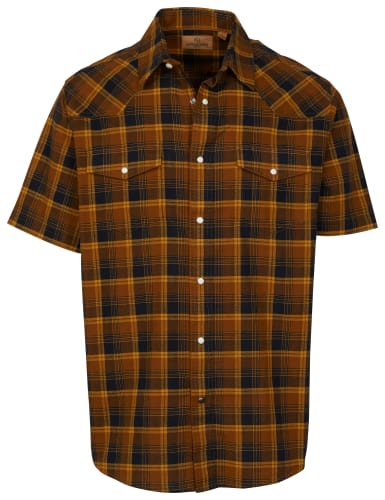 RedHead Ranch Buckholts Snap-Front Plaid Short-Sleeve Shirt for