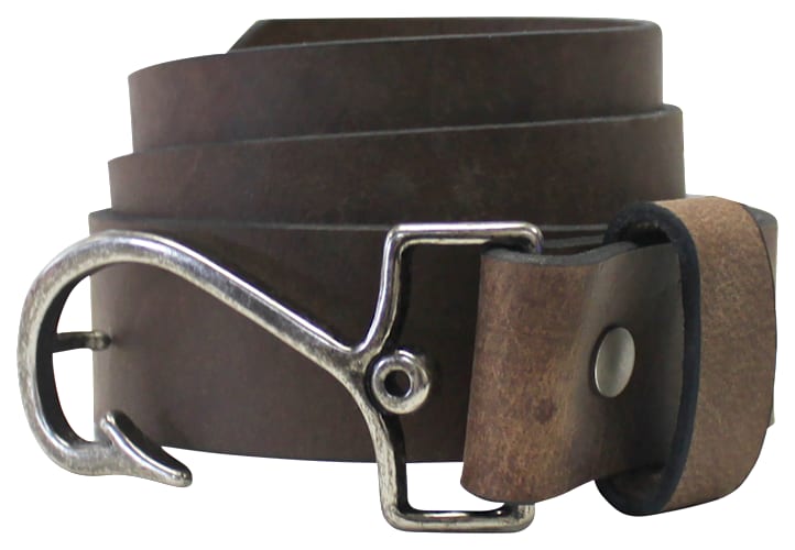 Bison Designs Cast Away Leather Belt for Men - Brown - 36  display picture 1