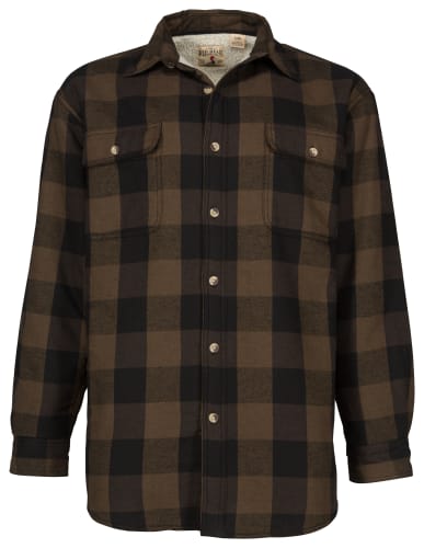 RedHead Sherpa-Lined Plaid Long-Sleeve Shirt