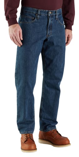Carhartt Relaxed-Fit Straight-Leg Lined Jeans for Men