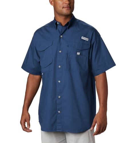 Columbia PFG Bonehead Short-Sleeve Button-Down Fishing Shirt for Men