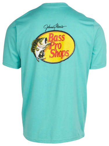 Bass Pro Shops Woodcut Logo Short-Sleeve Pocket T-Shirt for Men