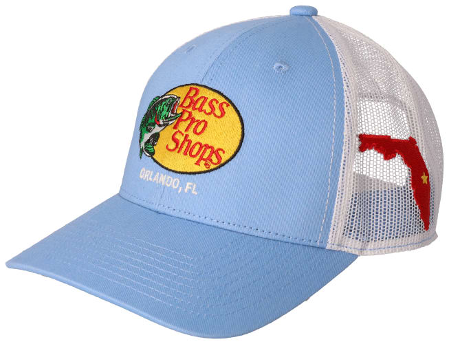 Bass Pro Shops Woodcut Logo Orlando, FL Snapback Cap Mack's