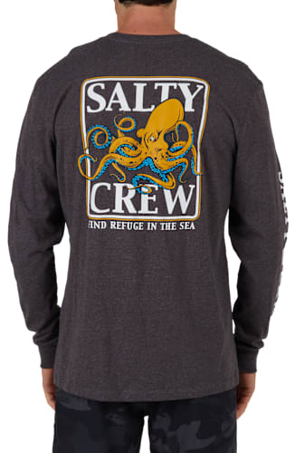 Salty Crew Ink Slinger Classic Long-Sleeve T-Shirt for Men | Bass