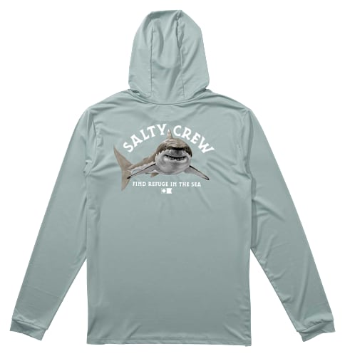 Salty Crew Lurking Long-Sleeve Hooded Sunshirt for Men | Bass Pro