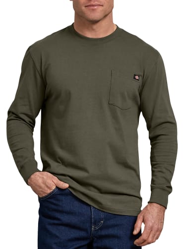 Dickies Men's Big & Tall Cooling Short Sleeve T-Shirt, Cork Single DYE