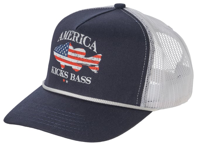 Bass Pro Shops America Kicks Bass Mesh-Back Cap Mack's Prairie Wings