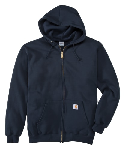Carhartt Midweight Full-Zip Long-Sleeve Hooded Sweatshirt Carhartt Midweight Full-Zip Long-Sleeve Hooded Sweatshirt