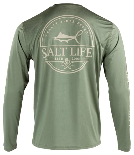 Salt Life Dragnet Long-Sleeve Performance T-Shirt for Men