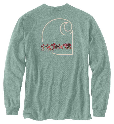 Carhartt Loose-Fit C Graphic Heavyweight Long-Sleeve Pocket
