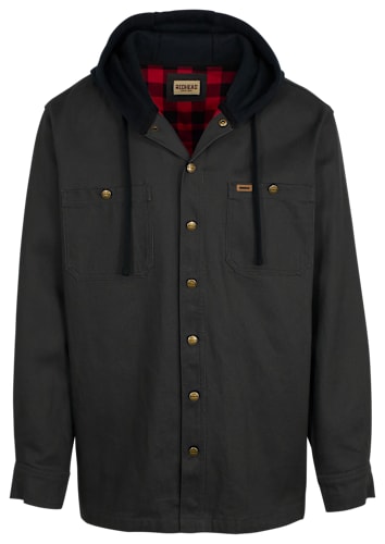 RedHead Pro Series Hooded Canvas Shirt Jacket for Men - Ermine