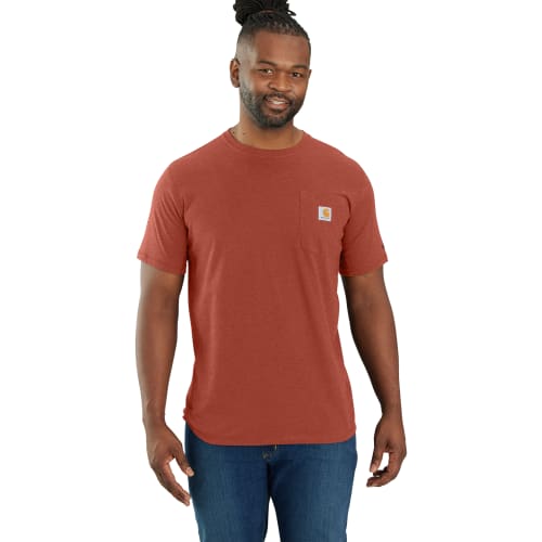 Carhartt Force Relaxed-Fit Midweight Short-Sleeve Pocket T-Shirt for Men